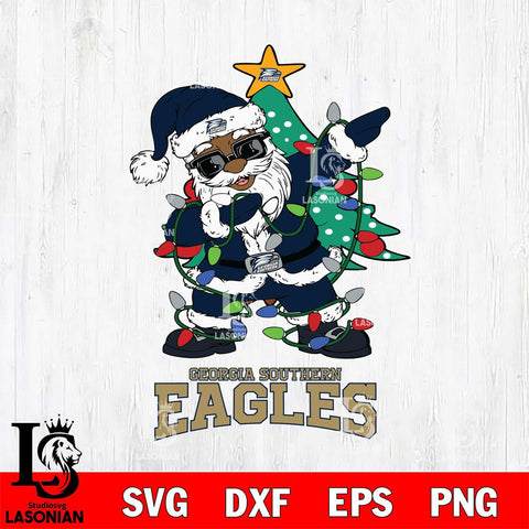 Georgia Southern Eagles Santa Claus Ugly Christmas Svg dxf eps png pdf file,NCAA svg,Digital Download,Cricut file