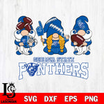 Georgia State Panthers 3 Gnomes Football Svg Eps Dxf Png File, Digital Download, Instant Download