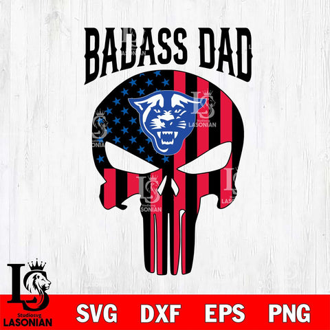 Georgia State Panthers Badass Dad Svg Eps Dxf Png File, Digital Download, Instant Download