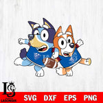 Georgia State Panthers Bluey Svg Eps Dxf Png File, Digital Download, Instant Download