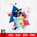 Georgia State Panthers Bluey 4 Svg Eps Dxf Png File, Digital Download, Instant Download