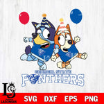 Georgia State Panthers Bluey & Bingo 2 Svg Eps Dxf Png File, NCAA svg, Digital Download, Instant Download