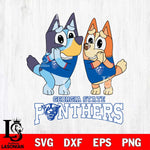 Georgia State Panthers Bluey & Bingo 5 Svg Eps Dxf Png File, NCAA svg, Digital Download, Instant Download