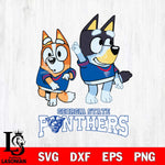 Georgia State Panthers Bluey Chilli Mode Dance Svg Eps Dxf Png File, Digital Download, Instant Download