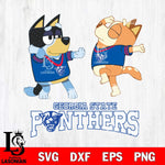 Georgia State Panthers Bluey Dance Svg Eps Dxf Png File, Digital Download, Instant Download