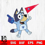 Georgia State Panthers Bluey flag Svg Eps Dxf Png File, Digital Download, Instant Download