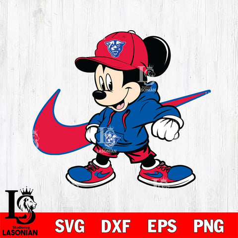 Georgia State Panthers Cool Mickey Mouse Svg Eps Dxf Png File, NCAA svg, Digital Download, Instant Download