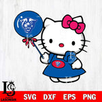 Georgia State Panthers Cute Hello Kitty 2 Svg Eps Dxf Png File, Digital Download, Instant Download