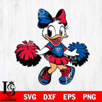 Georgia State Panthers Daisy Duck Cheerleader Svg Eps Dxf Png File, NCAA svg, Digital Download, Instant Download