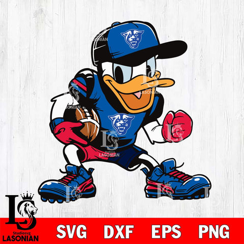 Georgia State Panthers Donal Duck Svg Eps Dxf Png File, NCAA svg, Digital Download, Instant Download