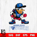 Georgia State Panthers Donal Duck Disney, Svg Eps Dxf Png File, Digital Download