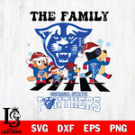 Georgia State Panthers Family Bluey Christmas Svg Eps Dxf Png File, Digital Download