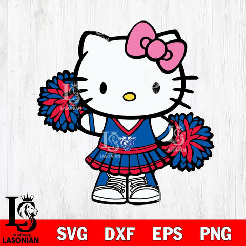 Georgia State Panthers Hello Kitty Cheerleader 11 Svg Eps Dxf Png File, Digital Download, Instant Download