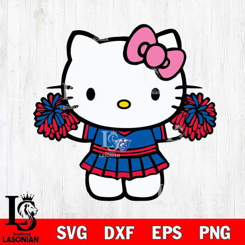 Georgia State Panthers Hello Kitty Cheerleader 9 Svg Eps Dxf Png File, Digital Download, Instant Download