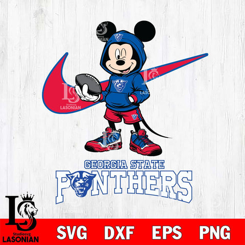 Georgia State Panthers Mikey Mouse Disney NIKE, Svg Eps Dxf Png File, Digital Download