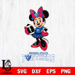 Georgia State Panthers Minnie Mouse, Svg Eps Dxf Png File, Digital Download