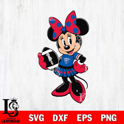 Georgia State Panthers Minnie Mouse Svg Eps Dxf Png File, NCAA svg, Digital Download, Instant Download