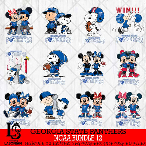 Georgia State Panthers NCAA Bundle 12 Svg Eps Dxf Png File,Bundle NCAA svg , Digital Download , Instant Download, Cricut File