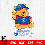 Georgia State Panthers Pooh Bear Disney, Svg Eps Dxf Png File, Digital Download