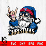 Georgia State Panthers Rock Santa Claus Football Svg dxf eps png pdf file,NCAA svg,Digital Download,Cricut file