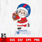 Georgia State Panthers Santa Claus Cute Svg dxf eps png pdf file,NCAA svg,Digital Download,Cricut file