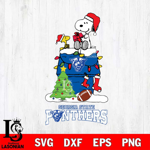 Georgia State Panthers Snoopy Sport 11 Svg Eps Dxf Png File, Digital Download