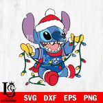 Georgia State Panthers Stitch Christmas Lights Svg Eps Dxf Png File, Digital Download, Instant Download