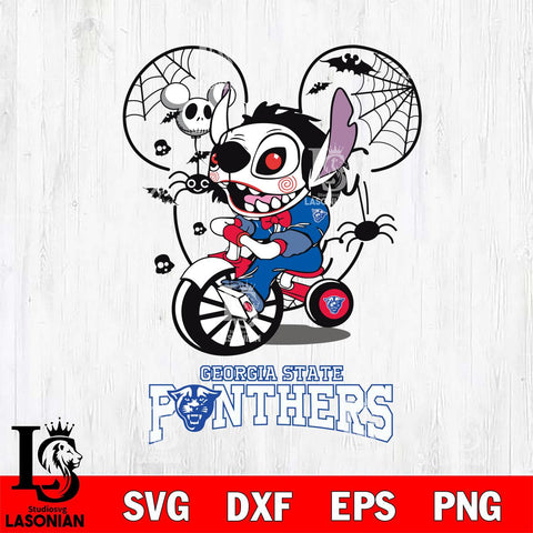 Georgia State Panthers Stitch Jigsaws Halloween Svg Eps Dxf Png File, Digital Download, Instant Download