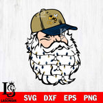 Georgia Tech Yellow Jackets Santa Claus Face Svg dxf eps png pdf file,NCAA svg,Digital Download,Cricut file