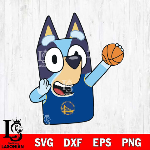 Golden State Warriors Bluey sport Svg Eps Dxf Png File, Digital Download, Instant Download