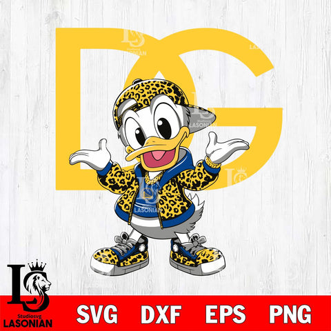 Golden State Warriors Dolce And Gabbana Donald Duck Disney Svg Eps Dxf Png File, Digital Download, Instant Download