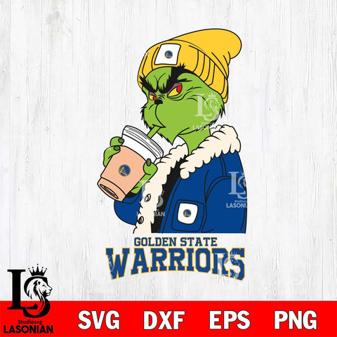 Golden State Warriors Grinch Bougie Football Svg Eps Dxf Png File, Digital Download, Instant Download