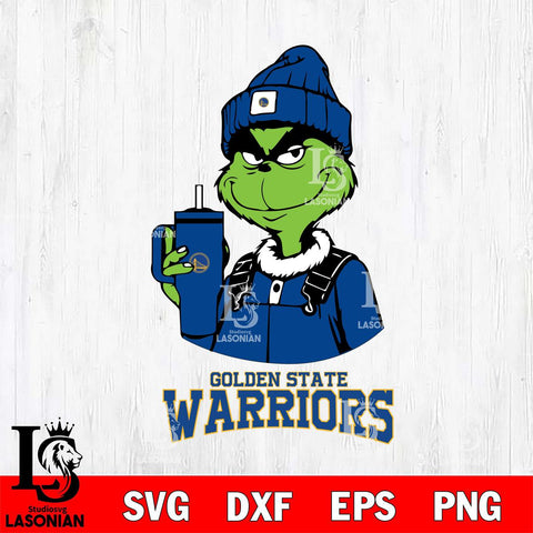 Golden State Warriors Grinch Football Christmas Cut Files Cricut, Svg Dxf Eps Png file , Silhouette