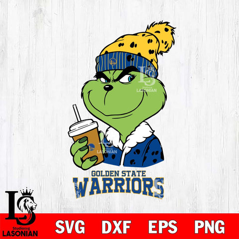 Golden State Warriors Grinch hat Svg Eps Dxf Png File, Digital Download, Instant Download