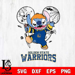 Golden State Warriors Stitch Michael Halloween Svg Eps Dxf Png File, Digital Download, Instant Download