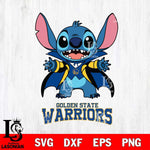 Golden State Warriors Stitch Vampire halloween Svg Eps Dxf Png File, NBA svg, Digital Download, Instant Download