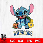 Golden State Warriors Stitch Zombie Svg Eps Dxf Png File, NBA svg, Digital Download, Instant Download