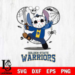 Golden State Warriors Stitch jason voorhees Halloween Svg Eps Dxf Png File, Digital Download, Instant Download