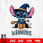 Golden State Warriors Stitch witch Svg Eps Dxf Png File, NBA svg, Digital Download, Instant Download