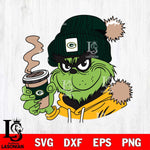 Green Bay Packers Boujee Grinch 4 Svg Eps Dxf Png File, Digital Download, Instant Download