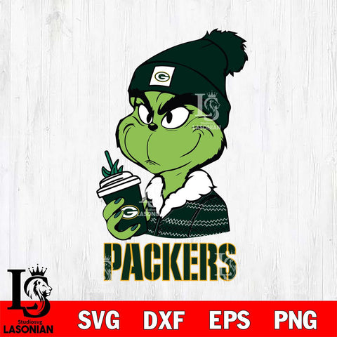 Green Bay Packers Boujee Grinch Christmas Svg Eps Dxf Png File,Cricut svg files, Digital Download, Instant Download