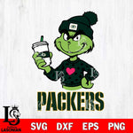 Green Bay Packers Boujee Grinch Heart Christmas Svg Eps Dxf Png File,Cricut svg files, Digital Download, Instant Download