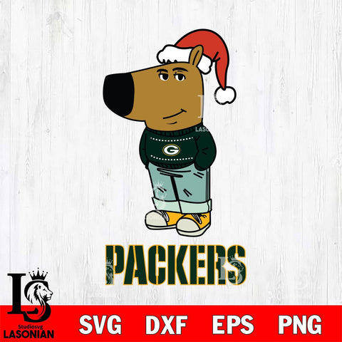 Green Bay Packers Chill Guy Christmas Svg Eps Dxf Png File,NFL Svg Files,Christmas svg ,Digital Download ,Instant Download