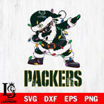 Green Bay Packers Dabbing Santa Claus Ugly Christmas Svg Eps Dxf Png File,NFL Svg Files,Digital Download,Sublimation,Instant Download