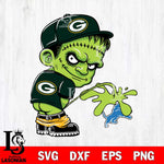 Green Bay Packers Frankenstein Piss On Detroit Lions Svg Eps Dxf Png File, Digital Download, Instant Download