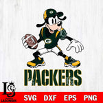 Green Bay Packers Goofy Disney, Svg Eps Dxf Png File, Digital Download