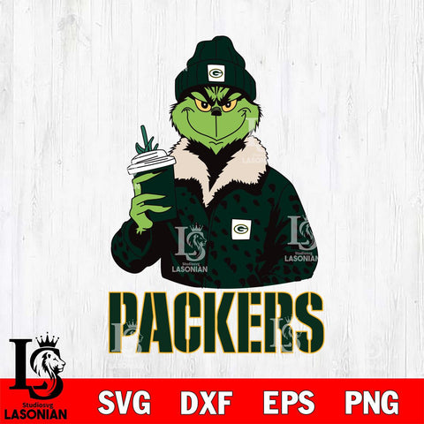 Green Bay Packers Grinch Christmas Svg Eps Dxf Png File,Cricut svg files, Digital Download, Instant Download