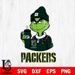 Green Bay Packers Grinch Football Christmas Svg Eps Dxf Png File,Cricut svg files, Digital Download, Instant Download