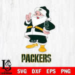 Green Bay Packers Santa claus Svg Eps Dxf Png File,NFL Svg Files,Digital Download,Sublimation,Instant Download