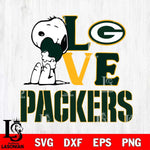 Green Bay Packers Snoopy Sport 10 Svg Eps Dxf Png File, NFL svg, Digital Download, Instant Download